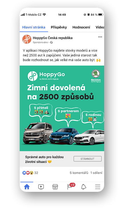 HoppyGo campaign creative