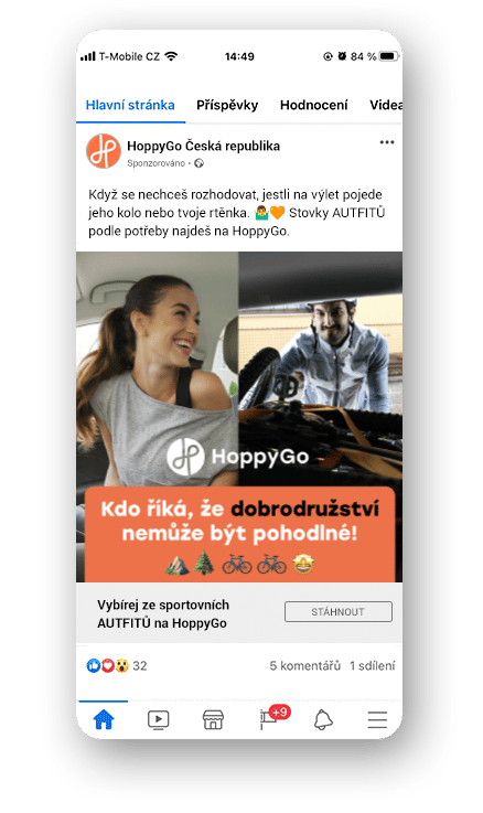 HoppyGo display ad