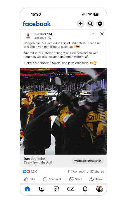 IIHF 2024 international campaign ad