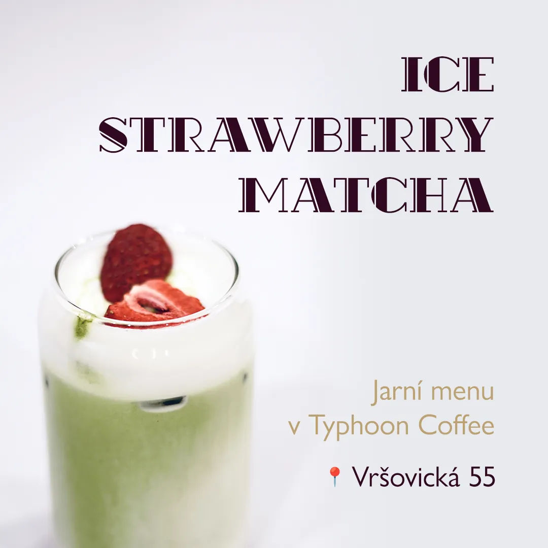 Typhoon Coffee — Ice Strawberry Matcha campaign